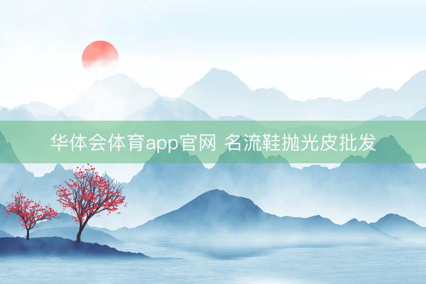 华体会体育app官网 名流鞋抛光皮批发